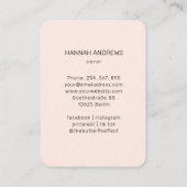 エネルギーヒーラー霊気スピリチュアル 名刺 (裏面)