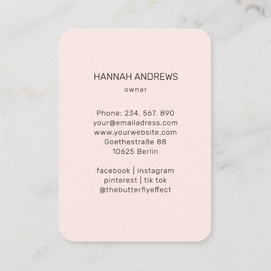 エネルギーヒーラー霊気スピリチュアル 名刺 (裏面)