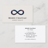 エネルギーヒーラー、インフィニティ入漁権シンボル 名刺 (正面/裏面)