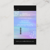 エネルギーヒーラー,霊気,タロット,密結晶バス 名刺 (裏面)