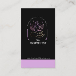 エネルギーヒーラー，霊気,タロット，密結晶 名刺