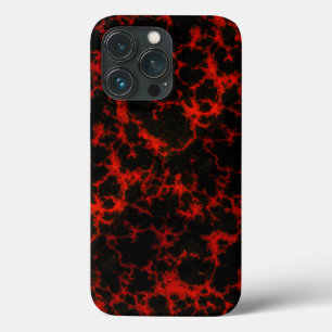 エネルギーレッドと黒の炎 iPhone 13 PROケース