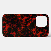 エネルギーレッドと黒の炎 Case-Mate iPhoneケース (裏面 (横))