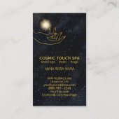 *~*エネルギー修復金ゴールド宇宙星手 名刺 (裏面)