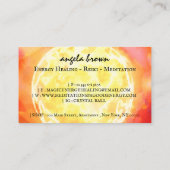 エネルギー修復霊気水晶玉占い師 名刺 (裏面)