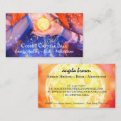 エネルギー修復霊気水晶玉占い師 名刺 (正面/裏面)