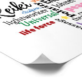 エネルギー労働者とマッサージセラピストウォールアート ポスター (角)