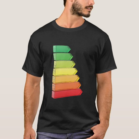 エネルギー効率表 Tシャツ (正面)