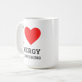エネルギー工学が好き コーヒーマグカップ (正面左)