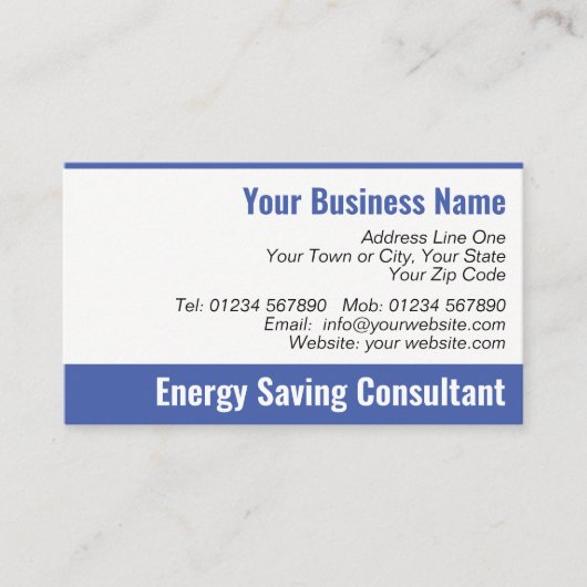 エネルギー救コンサルタントQRコード・ビジネス・カード 名刺 (正面)