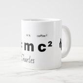 エネルギー方程式のマグ ジャンボコーヒーマグカップ (正面右)