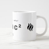 エネルギー方程式のマグ ジャンボコーヒーマグカップ (右)