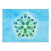 *~*エネルギー治療のターコイズ及び藍色の曼荼羅 (正面横)