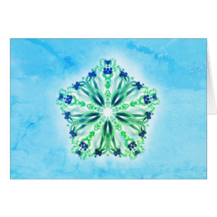 *~*エネルギー治療のターコイズ及び藍色の曼荼羅