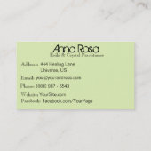 *~*エネルギー治療の霊気の水晶ヨガの霊気のマスター 名刺 (裏面)