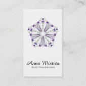 *~*エネルギー治療師のヨガの霊気のマッサージの曼荼羅 名刺 (正面)