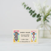 エネルギー治療師の名刺100パック 名刺 (スタンド正面)