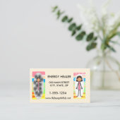 エネルギー治療師の名刺100パック 名刺 (スタンド正面)