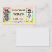 エネルギー治療師の名刺 名刺 (正面/裏面)