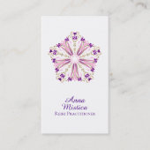 *~*エネルギー治療師の霊気のマッサージのヨガの曼荼羅 名刺 (正面)