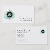 *~*エネルギー治療師の霊気のヨガのマッサージの黙想 名刺 (正面/裏面)