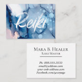 *~*エネルギー治療師の霊気の従業者かマスター 名刺 (正面/裏面)