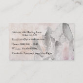 *~*エネルギー治療師の霊気の水晶ヨガの霊気のマスター 名刺 (裏面)