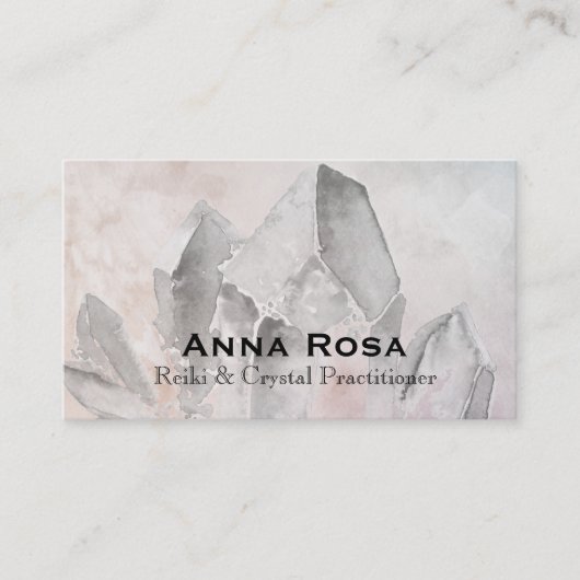 *~*エネルギー治療師の霊気の水晶ヨガの霊気のマスター 名刺 (正面)