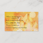 *~*エネルギー治療師の霊気の水晶ヨガの霊気のマスター 名刺 (裏面)