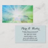 *~*エネルギー治療師治療手の光線 名刺 (正面/裏面)