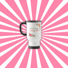 エネルギー流れフローラ旅行コーヒーマグ行く醸造 トラベルマグ