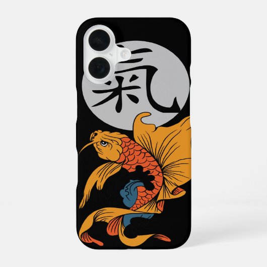 エネルギー漢字 iPhone 16ケース (裏面)