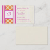 エネルギー点のストライプなパーソナルトレーナーの名刺 名刺 (正面/裏面)