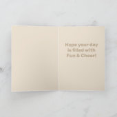 エネルギー線気泡ハッピーバースデーカード カード (内部)