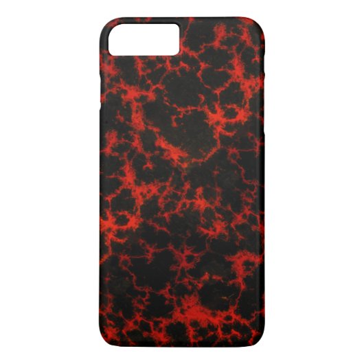 エネルギー赤くおよび黒い炎 Case-Mate iPhoneケース (裏面)