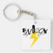 エネルギー雷サイン電力 キーホルダー (正面)