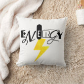 エネルギー雷サイン電力 クッション (ブランケット)