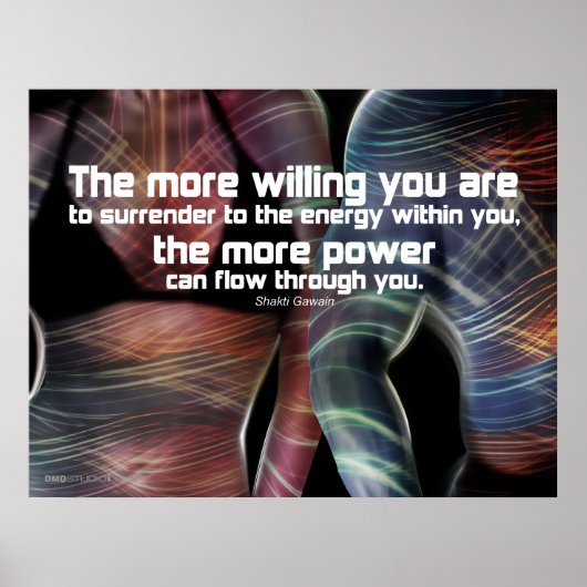 エネルギー電力プリント ポスター (正面)