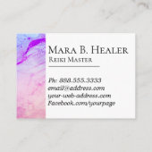 *~*エネルギー霊気の従業者の霊気のマスターの治療師 名刺 (裏面)