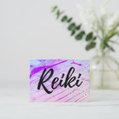 *~*エネルギー霊気の従業者の霊気のマスターの治療師 名刺 (スタンド正面)