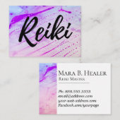 *~*エネルギー霊気の従業者の霊気のマスターの治療師 名刺 (正面/裏面)