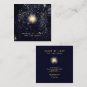 *~*エネルギー霊気ライト海軍の治療手球 スクエア名刺 (正面/裏面)