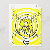 エネルギー黄 ポストカード (正面/裏面)