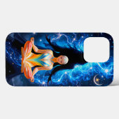 エネルギー – 焦点を当てた瞑想的な女性のデザイン Case-Mate iPhoneケース (裏面 (横))