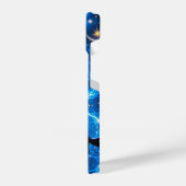 エネルギー – 焦点を当てた瞑想的な女性のデザイン iPhoneケース (左側面)