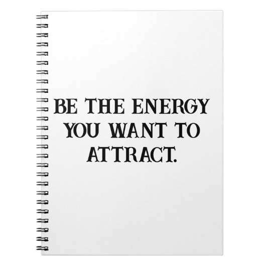 エネルギ前向きー誘致手帳 ノートブック (正面)