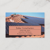 エネルギ太陽のー機関サービス名刺 名刺 (正面)