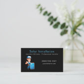 エネルギ太陽のー機関サービス名刺 名刺 (スタンド正面)