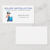 エネルギ太陽のー機関サービス名刺 名刺 (正面/裏面)