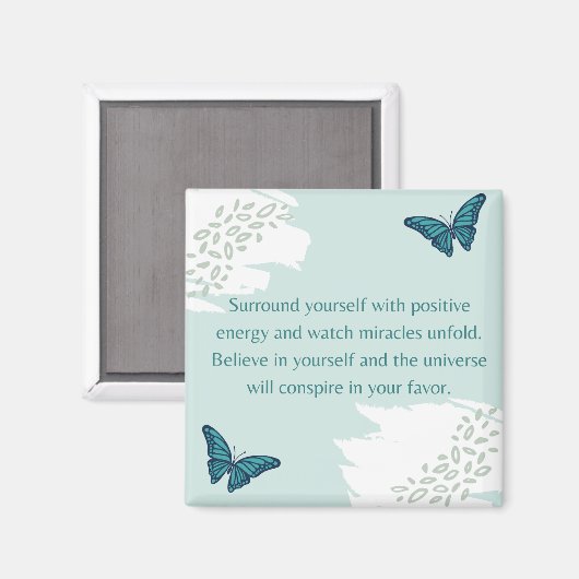 エネル前向きギーと信念 マグネット (正面/裏面)